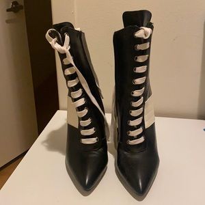 Lace up boots